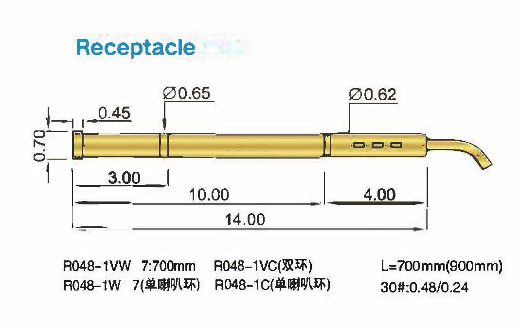 China Supplier ICT test probe P048