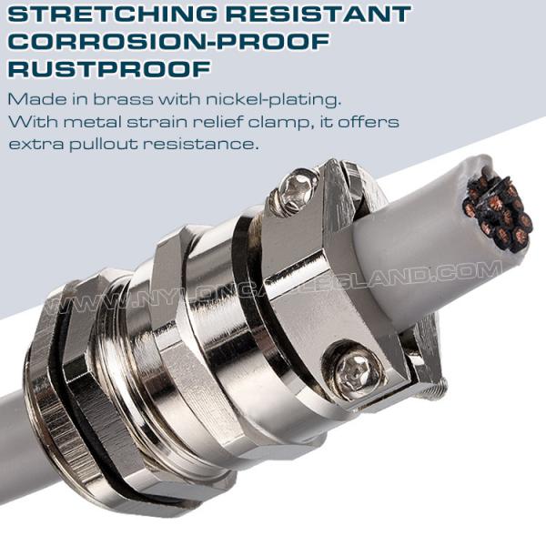 Месингови кабелни щуцери, NPT резба, IP68, NPT1/4
