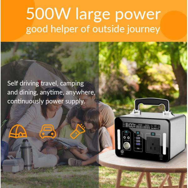 На открытом воздухе располагаясь лагерем генератор PD3.0 60W 500Wh 18650 солнечный