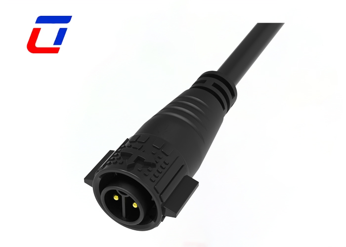 2 Pin Power M19 Male Female Connectors 20A Waterproof Molded Cable Connector