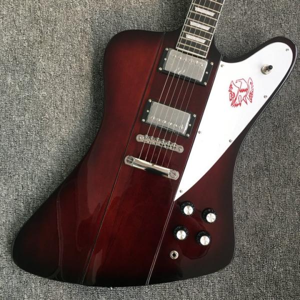 Chibson firebird electric guitar dark red finish firebird guitar free shipping honeyburst firebird guitar