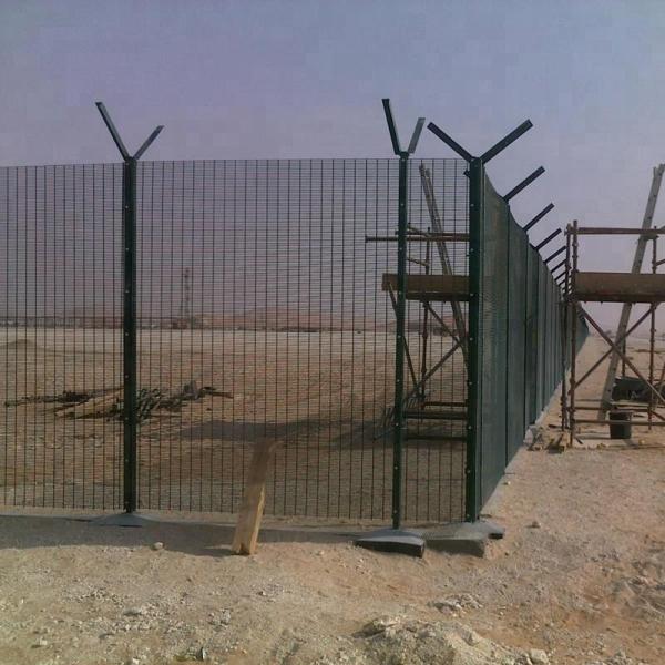 Residential 358 Anti Climb Security Fence 2-2.5m Powder Coated Black