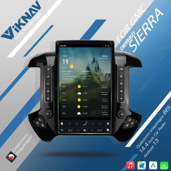 2013 2014 2015 Car Silverado Radio GMC Sierra Upgrade HD Touch Screen Unidade de cabeça