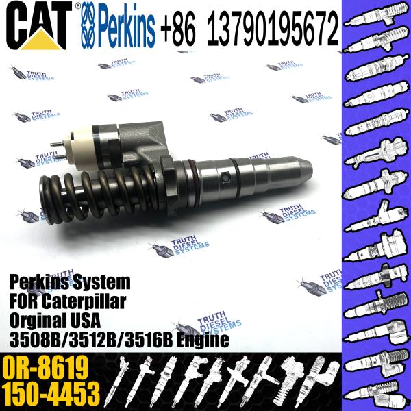 Inyectores de carburante comunes del carril del OEM del excavador 150-4453 del motor 5130B/5230B 150-4453 0R-8619