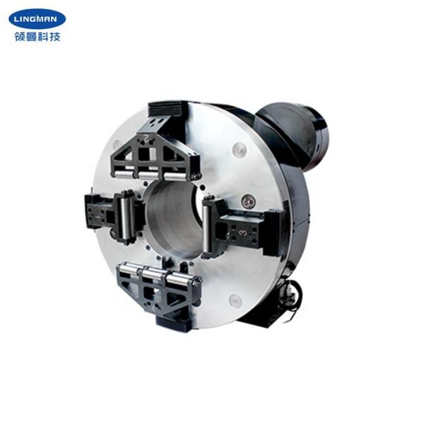 Laser pneumático Chuck For Pipe Cutting Machine giratório do curso completo