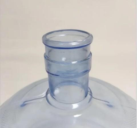 5 tamanho material plástico do pescoço da garrafa de água 55mm da embalagem do galão 700g sem punho