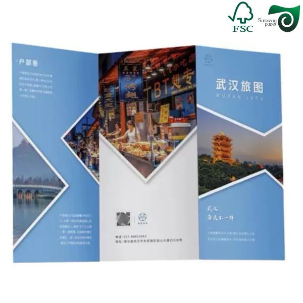 FSC 14pt 16pt Two Side Coated Couche Paper Waterproof For Advertising Postcards