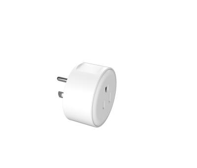 Size 52*48.4mm Plastic Material Max Current 10A Wifi Smart Socket