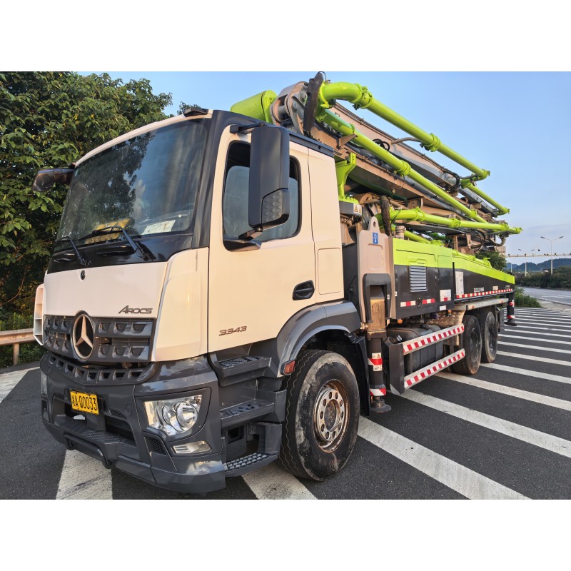 Best Value 2021 Zoomlion 50m Concrete Pump Truck Mercedes Chassis Euro 5 Super Clean Hot Deal | Low Usage Turn Key Ready