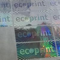 Etiquetas engomadas imprimibles del holograma de la marca registrada del timbrado fiscal de los ingresos del laser del ODM