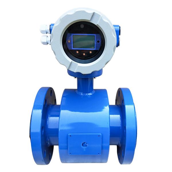 16 Bit Electromagnetic Flow Meter 15m/s Carbon Steel Connecting  for Air