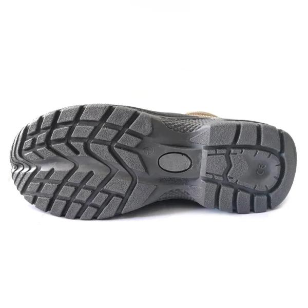 Bottes de travail de sécurité de haute qualité, marron, pour hommes, étanches, antidérapantes