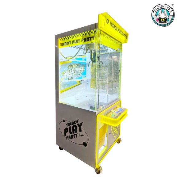Scan And Pay Coin 3 Finger Claw Commercial Claw Machine For Department Store