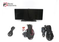 Caméra de tableau de bord de voiture à écran tactile capacitif DVR avec caméra frontale 2.5K caméra arrière 1080P