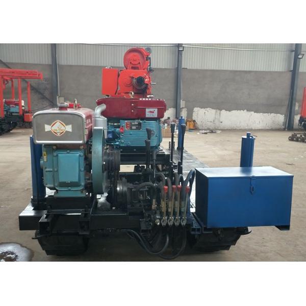 Plataforma de perforación durable de la base del poder diesel para la pequeña perforación del pozo del diámetro interior