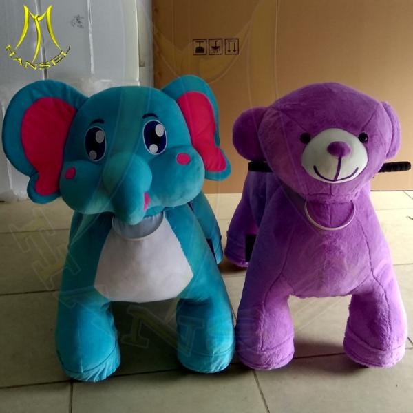 Hansel new products battery operated motorized animals with led light for mall business