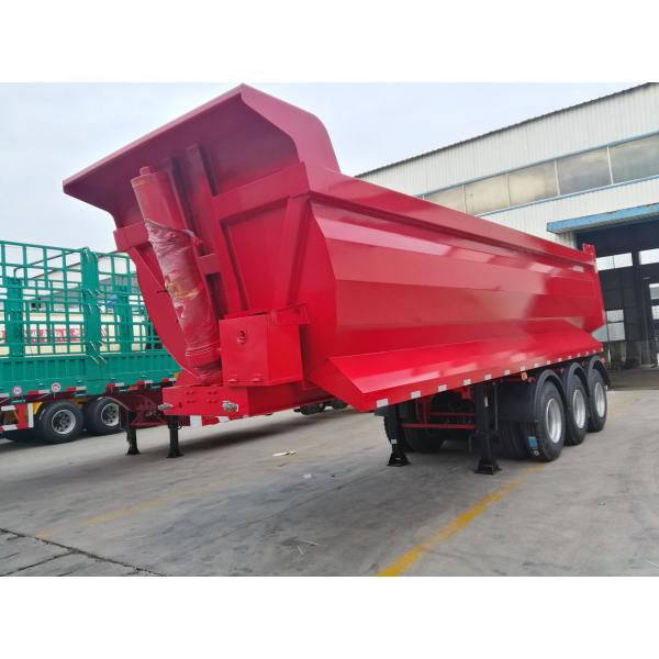 100 тонн двойных осей U-образный задний конец наклонитель нагрузчиков