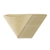 Filtro de café de forma de V de la pulpa de madera