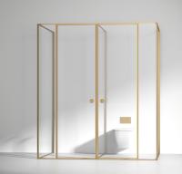 Full Frame Shower Door Profile Inside Stainless Steel SUS304 Shower Screen Profile