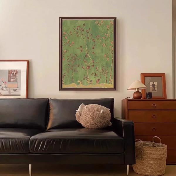 Modern Oil Painting on Canvas Stylish Digital Print Flower Wall Decoration for Hotel