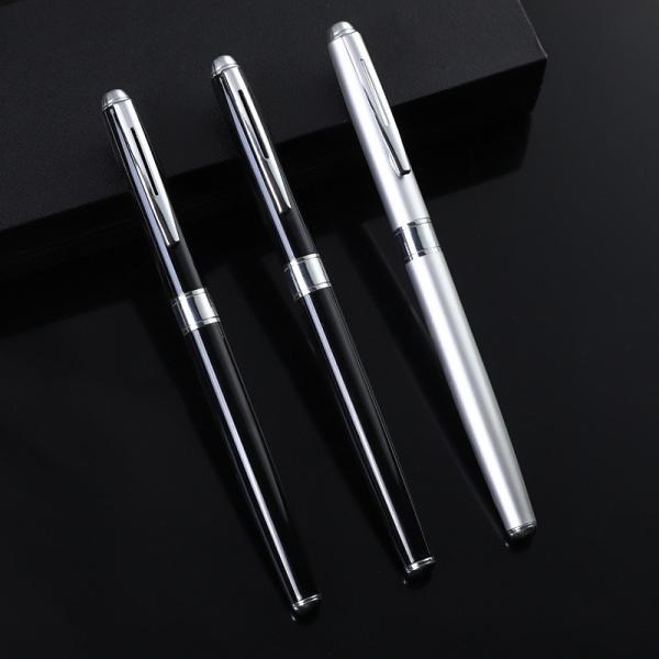 0.5mm Promotion du bureau Crayon d'encre en gel créatif Crayon de signature en métal