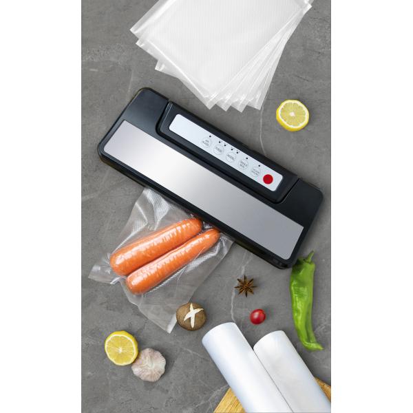 La catégorie comestible PE a gravé de vide de scelleur de sacs et de Rolls PA en refief pour Sous Vide et stockage de nourriture