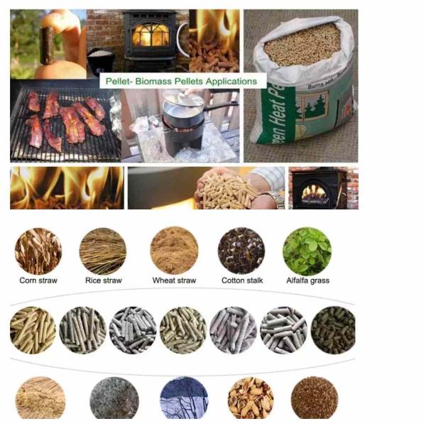 300kg-800kg Wood Pellet Production Line Bagasse Sorghum Straw Pellet Production Line