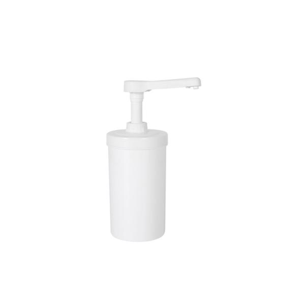 Food Grade Plastic Dispenser Pump 1Liter Container With Non-removable Sauce Pump Of 10/15/20/30ml Dosage