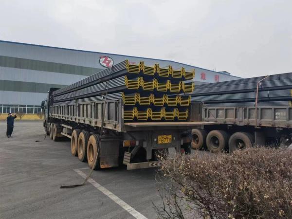 High Strength Steel Sheet Pile Water Tightness Easy Construction