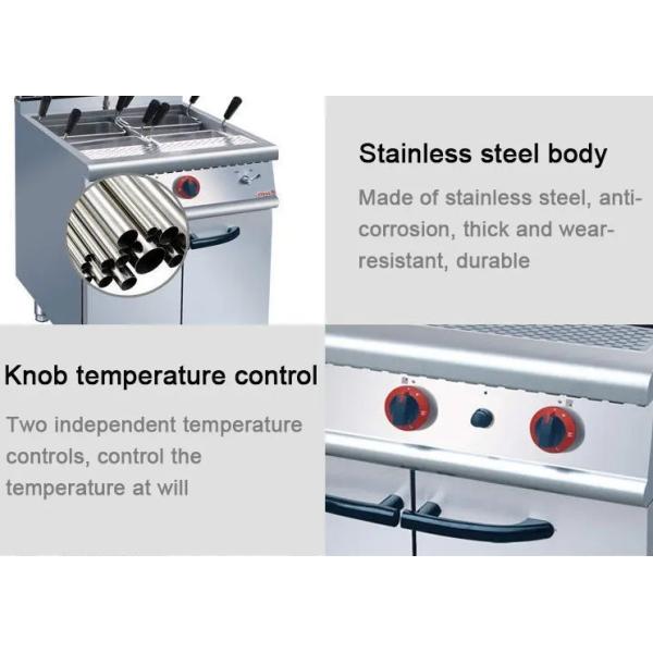 Comercial 4 cabezas fideos Cocinero Restaurante Cocina Gas Máquina de cocción de pasta