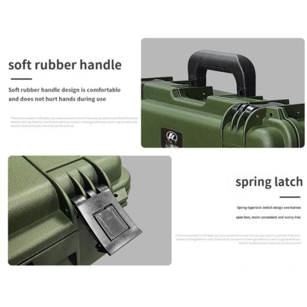 Caja de herramientas personalizada IP67 a prueba de agua con diseño multipropósito a prueba de polvo