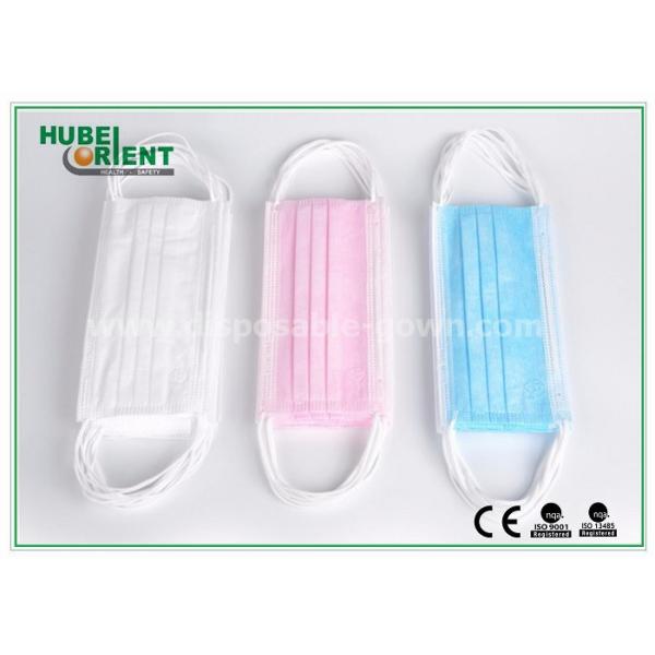 9*18cm Breathable Disposable Surgical Medical Disposable Face Mask 3 Ply Earloop