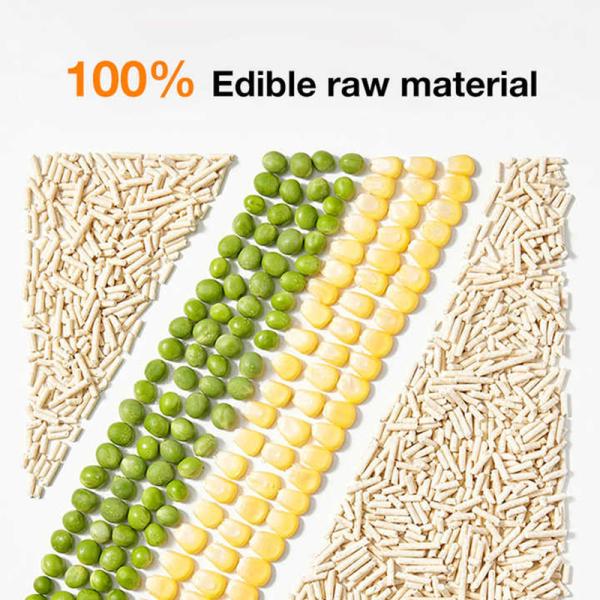 Customised Fragrance Tofu Cat Litter Easy Clean Rapid Clumping For Pet Lovers