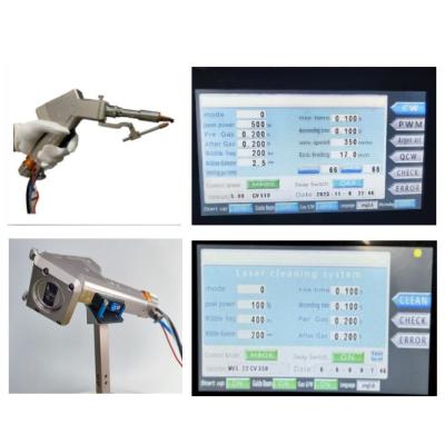 Handheld 3-in-1 Laser Welding Machine for Welding Cutting and Cleaning Welding Laser Beam Size 0-5mm Adjustable