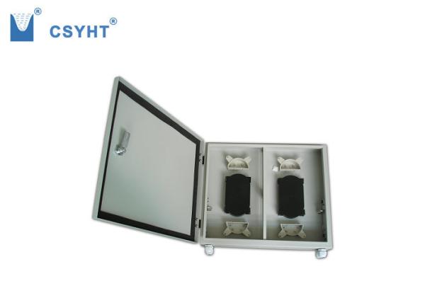 Metal wall munted fiber optic distribution box 24FO for outdoor using
