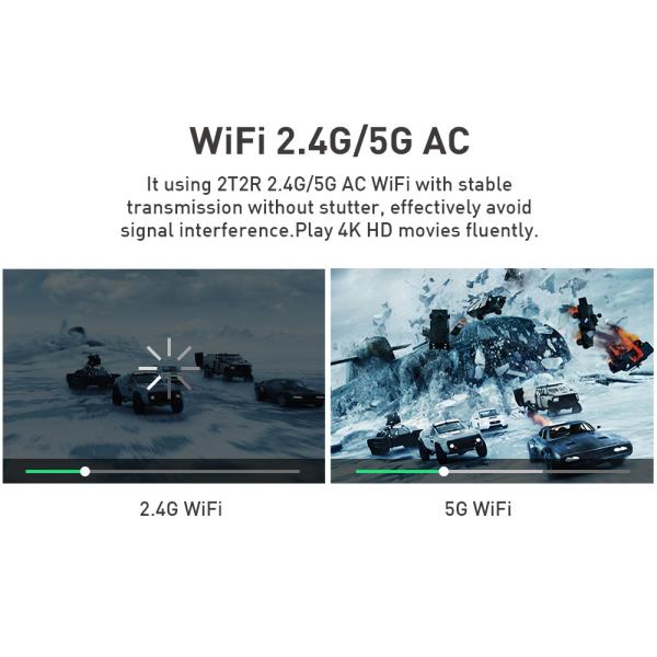 2GB LPDDR4 DLP 4K Projector Portable Android Mini Smart Projector Manual focus