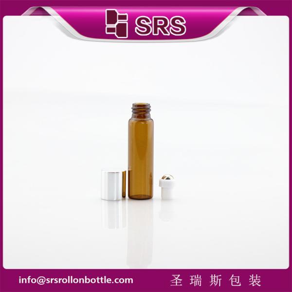 SRS new product High Quality No Leakage Empty roll on glass bottle
