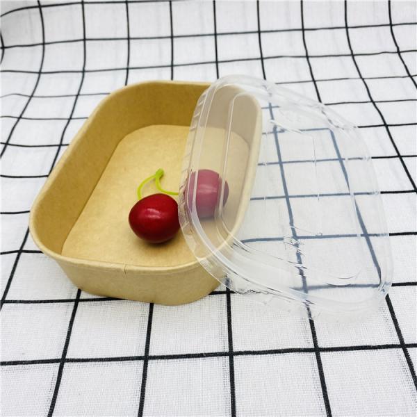 Прямоугольное бенто 500ml 650ml 750ml 1000ml коробки риса Kraft бумажное