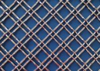 La maille architecturale en laiton antique SS316 en métal de Velp a serti par replis le grillage