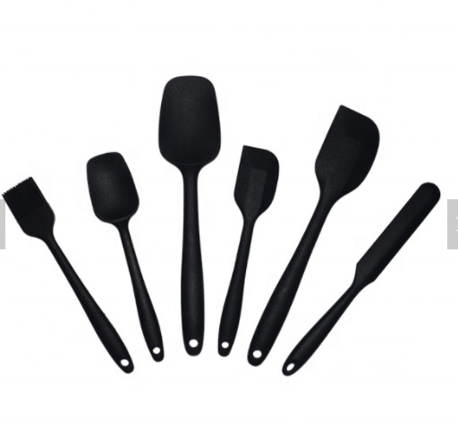 Spatulas Utensil Silicone Kitchen Tools 6 Pieces Cooking Set Eco - Friendly