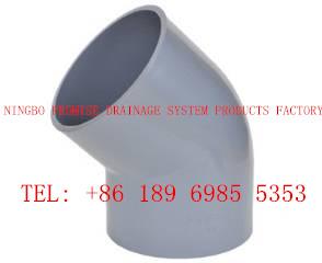 45° Elbow PVC-U UPVC Cement Type Fittings