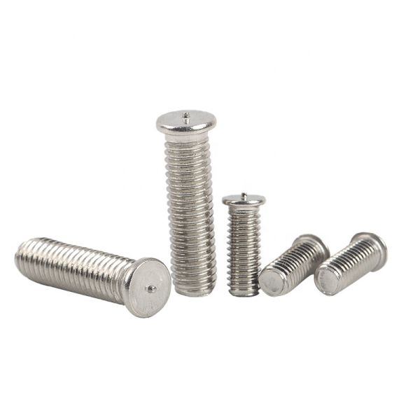 304 Stainless Steel Pressure Rivet Welding Screws Flocking Nails For Train Coach