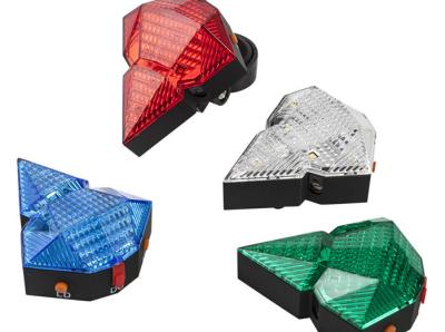 9 LED 2 Laser Battery Powered Led Tail Lights Multi Colour CE / ROHS Certificated