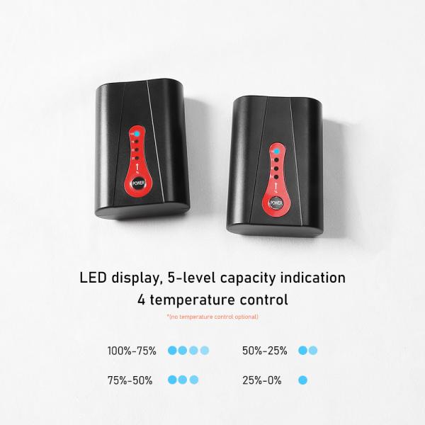 Lithium Heated Socks Battery 18650 7.4V 2600mAh Rechargeable