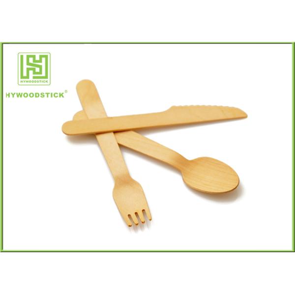 Taste Free Disposable Wooden Teaspoons Eco Friendly Disposable Tableware For Weddings