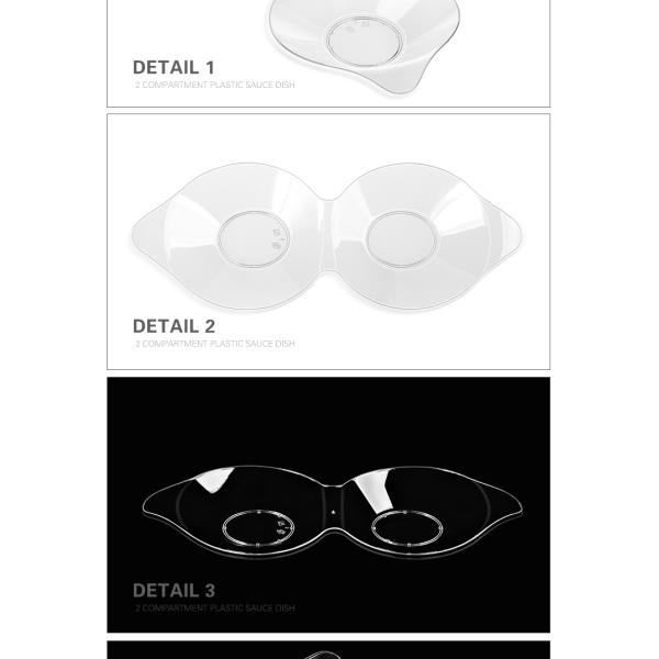 Food grade container disposable special shape hard  plastic plates