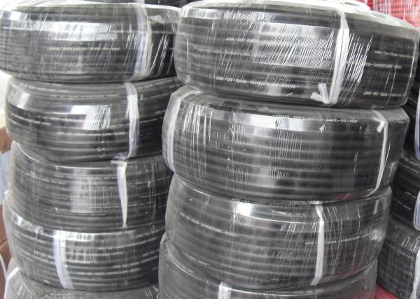 Fiber Braided Flexible Rubber Hose , Rubber Fuel Hose For Diesel , Oil Fuel , 2 Mpa