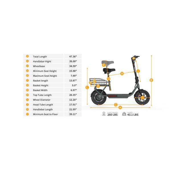 C10 12''*2.125 450W Folding Electric Mini Scooter with LCD Rear Brake 36v Foldable Bike Supply Lithium Battery