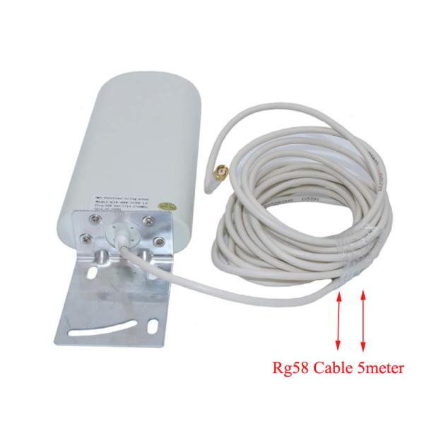 4G Antennas SMA WIFI Router Cable 3g 4g LTE Antenna 2.4Ghz Outdoor Antenne With 5m Cable For Huawei ZTE Router Modem Mal