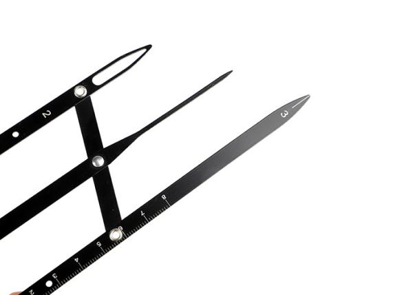 Black Ratio Caliper Tattoo Accessories Microblading Permanent Makeup Measure Tool Kits